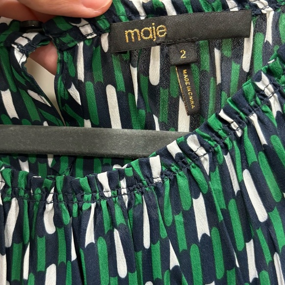 MAJE Revalou Crepe Dress - Picture 4 of 8